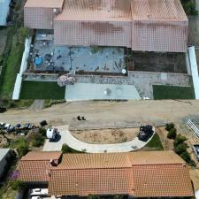 Algae-mold-and-moss-removal-from-roof-tiles-in-Ladera-Ranch-California 2