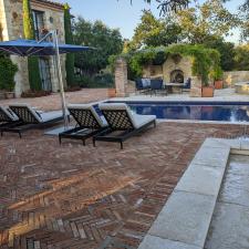 Brick-Driveway-and-Backyard-Pressure-Washing-in-Newport-Beach-CA 6