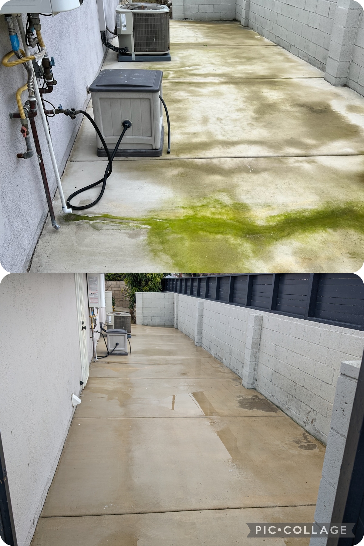 Concrete power wash in Ladera Ranch, California 