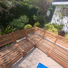 Teakwood-Furniture-Cleaning-Staining-in-Corona-del-Mar-CA 1