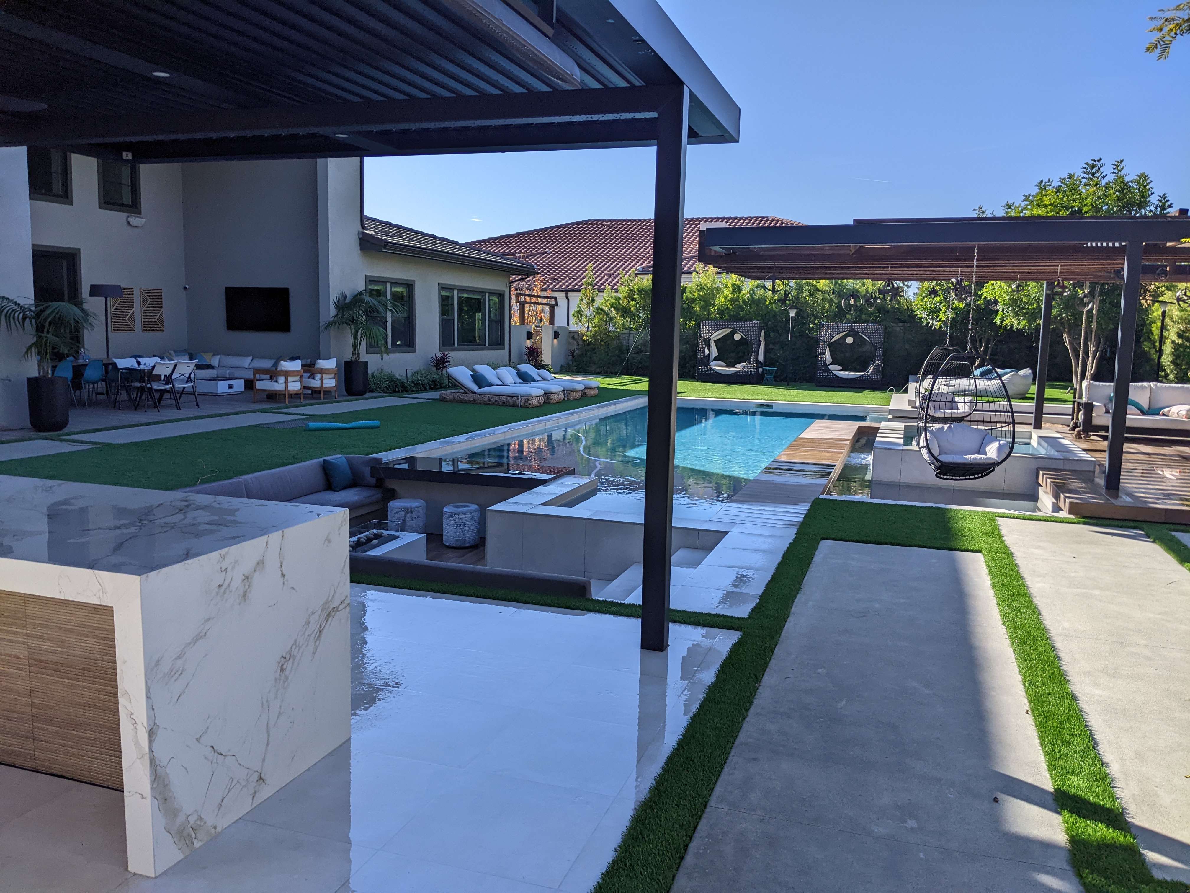 Top Quality backyard pressure washing Performed in Yorba Linda, California 